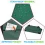 ProPik Holiday Rolling Tree Storage Bag, Large Heavy Duty Storage Container, 22&quot H X 16&quot W X 50&quot L with 2 Wheels & Handles Fits Up to 6 Foot Tall Disassembled Trees 600D Oxford (Green)