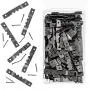Juvale 200-Count 1.5 Inch Metal Sawtooth Picture Frame Hangers with 400 Screws Juvale 200-Count 1.5 Inch Metal Sawtooth Picture Frame Hangers with 400 Screws
