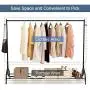 Cocoarm Heavy Duty Rolling Garment Rack, Single Metal Clothes Rack with Bag Hook and Lower Storage Shelf for Boxes Shoes Boots, Clothes Hanger Rack for Bedroom 70.9x19.7x57.5 inches Capacity 220lbs Cocoarm Heavy Duty Rolling Garment Rack, Single Metal Clothes Rack with Bag Hook and Lower Storage Shelf for Boxes Shoes Boots, Clothes Hanger Rack for Bedroom 70.9x19.7x57.5 inches Capacity 220lbs