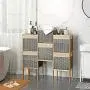 SONGMICS Handwoven Storage Baskets, Foldable Cube Storage Bins with Handles, Set of 6 Rattan-Style Storage Cubes for Shelf, for Bedroom Closet Laundry Room, 11.6 x 11.6 x 11.6 Inches, Gray URRB306WG SONGMICS Handwoven Storage Baskets, Foldable Cube Storage Bins with Handles, Set of 6 Rattan-Style Storage Cubes for Shelf, for Bedroom Closet Laundry Room, 11.6 x 11.6 x 11.6 Inches, Gray URRB306WG