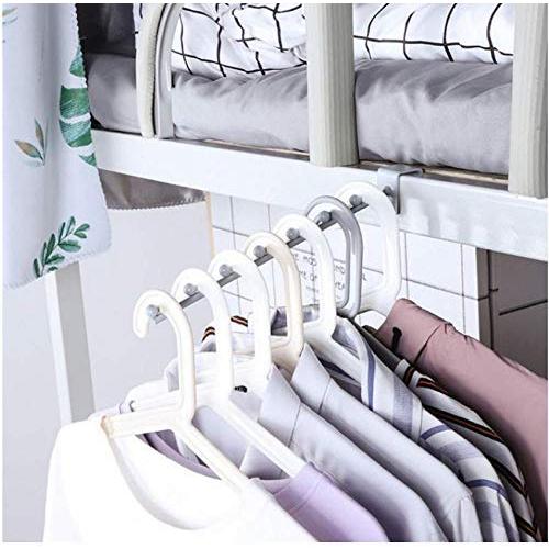Bathroom Hanger Hook for Clothes Waved Waterfall Hanger Rack Garment Display Hook Wardrobe Clothing Storage Shelf Clothes Hanger 5pcs Random Color
