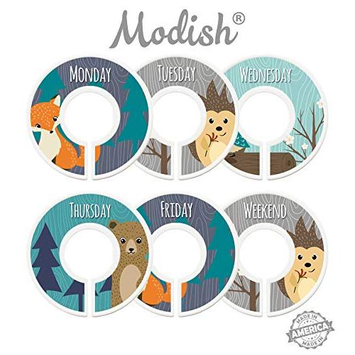 Modish Labels Daily Clothes Organizers, Days of Week Closet Dividers, Closet Organizers, School Supplies, Work Week Clothes Organizer, Boy, Male, Men, Woodland, Fox, Bear, Owl, Hedgehog (Days) Modish Labels Daily Clothes Organizers, Days of Week Closet Dividers, Closet Organizers, School Supplies, Work Week Clothes Organizer, Boy, Male, Men, Woodland, Fox, Bear, Owl, Hedgehog (Days)