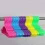 10PCS Plastic Nursery Clothes Hangers Non-Slip Baby Coat Hangers Space Saving Tubular Hangers for Kids Children Clothes 10PCS Plastic Nursery Clothes Hangers Non-Slip Baby Coat Hangers Space Saving Tubular Hangers for Kids Children Clothes