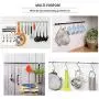 WENCHENG 100 Pcs 2.8 inch S Shaped Hooks Stainless Steel S Hooks, Sliver S Hooks Rack Hangers Heavy Duty S Hanging Hangers Hooks for Kitchen, Work Shop, Bathroom, Garden WENCHENG 100 Pcs 2.8 inch S Shaped Hooks Stainless Steel S Hooks, Sliver S Hooks Rack Hangers Heavy Duty S Hanging Hangers Hooks for Kitchen, Work Shop, Bathroom, Garden