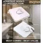 Adhesive Reusable Wall Hooks Heavy Duty 9 Pounds - Clear Transparent Damage Free, Removable - Stick on Ceiling Hanger for Kitchen, Bedroom, Bathroom, Shower Hanging Coat Towel Picture - 12 Pack (12) Adhesive Reusable Wall Hooks Heavy Duty 9 Pounds - Clear Transparent Damage Free, Removable - Stick on Ceiling Hanger for Kitchen, Bedroom, Bathroom, Shower Hanging Coat Towel Picture - 12 Pack (12)