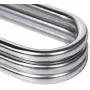 NewShimer S Shaped 5 Tier Pants Hangers Stainless Steel Clothes Hangers Closet Organizer for Scarf, Leggings,Jeans,Towels, Shower (4-Pieces)