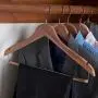 Household Essentials CedarFresh 26340 Red Cedar Wood Clothes Hangers | Locking Trouser Bar and Swivel Hook | Set of 4 Household Essentials CedarFresh 26340 Red Cedar Wood Clothes Hangers | Locking Trouser Bar and Swivel Hook | Set of 4