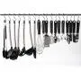 30 Pack Heavy Duty S Hooks Stainless Steel S Shaped Hooks 2.5 inch Metal Hooks for Hanging, Hanging Hook for Kitchen, Bathroom, Bedroom and Office