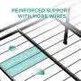 Zinus Gene 16 Inch SmartBase Deluxe Mattress Foundation / 2 Extra Inches high for Under-bed Storage / Platform Bed Frame / Boxes Spring Replacement / Strong / Sturdy / Quiet Noise-Free, Full Zinus Gene 16 Inch SmartBase Deluxe Mattress Foundation / 2 Extra Inches high for Under-bed Storage / Platform Bed Frame / Boxes Spring Replacement / Strong / Sturdy / Quiet Noise-Free, Full