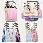 IEOKE Space Saving Top Tank Hangers 2-Pack Non Slip Velvet, Bra Scarf Camisole Jewelry Top Swim Suit Strap Skirt Hangers Organizer for Women’ Closet IEOKE Space Saving Top Tank Hangers 2-Pack Non Slip Velvet, Bra Scarf Camisole Jewelry Top Swim Suit Strap Skirt Hangers Organizer for Women’ Closet