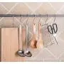 Demarkt Heavy Duty S Shaped Hooks Stainless Steel S Hooks Hanging Kitchen Pot Pan Hanger Clothes Storage Rack Polished Hooks,1PC