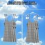 NUOKING Plastic Hanger Finger Clips 20 Pack Strong Pinch Grip Clips Multi-Purpose Hangers Clip Use for Thin Clothes Hangers, Wire