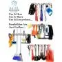 Mop and Broom Holder Wall Mount with 2 Aluminum Racks + 4 Grippers + 12 Utility Hooks for Laundry Room, Kitchen & Storage Organizer. Tools Hanger, Cleaning Gears Hook Rack & Garden Tool Organization.