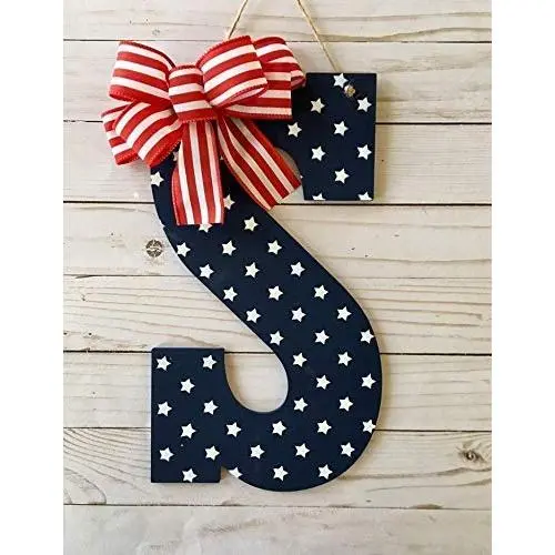Patriotic Door Decor, 4th of July Decoration, American Door Hanger