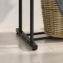 Rackaphile Clothes Rack, Clothes Organizer, Adjustable Double Rails Heavy Duty Garment Rack for Balcony and Bedroom (Black)