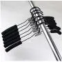 10PCS Wet Or Dry Black Hangers for Clothes Hangers Multi Function Clothing Non-Slip 360 Rotation Hanger Organizer
