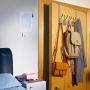 WEBI Over The Door Hook Door Hanger Hook Rack with 5 Tri Hooks for Hanging Coats, Over The Door Towel Rack Towel Hanger Door Coat Hanger Over Door Coat Rack for Bathroom,Behind Back of Door,Silver