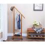 SED Coat Rack-Hanger Floor Bedroom Clothes Hanger Solid Wood Hangers Living Room Multifunction Shelf Modern Simple Sturdy Space Saving Storage Rack