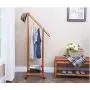 SED Coat Rack-Hanger Floor Bedroom Clothes Hanger Solid Wood Hangers Living Room Multifunction Shelf Modern Simple Sturdy Space Saving Storage Rack
