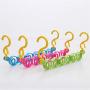 Coats Hanger Saving Space Hanger Rack Cloth Hanger with Hook Closet Organizer Home Tool Storage Holder 2PCS Kangsanli (Color random)