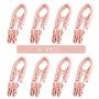 HJYPYJ Magic Hanger,Portable Multifunctional Hangers,Non-Slip Folding Hangers,with Skirt Pants Clip Space Saving Organizer Hanger Clip Removable/Pink / 40x20