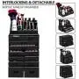 hblife Makeup Organizer Acrylic Cosmetic Storage Drawers and Jewelry Display Boxes with 12 Drawers, 9.5" x 5.4" x 15.8", Black hblife Makeup Organizer Acrylic Cosmetic Storage Drawers and Jewelry Display Boxes with 12 Drawers, 9.5" x 5.4" x 15.8", Black