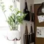Leather Plant Hanger - boho indoor modern plant pot holder macrame hanging basket for large and small plants Scandinavian decor jungalow hanging planter shelf hammock Leather Plant Hanger - boho indoor modern plant pot holder macrame hanging basket for large and small plants Scandinavian decor jungalow hanging planter shelf hammock