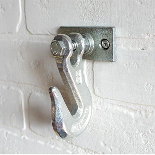 Galvanized Industrial Pipe Hook, Nautical hook, towel hook, industrial hook, rustic rack, hanger, Rustic Farmhouse Bathroom hook, Silver robe hook