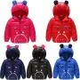 Baby Coat,Toddler Toddler Baby Boys Girls Winter Cartoon Windproof Coat Hooded Warm Outwear Jacket (Blue, 12-18 Months)