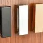 4pcs Foldable Wall Mount Hanging Hooks Aluminum Cloth Hanger Coat Hanger Towel Hook Wall Mounted Retractable Hook (Gold)