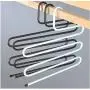 5pcs Random Color 5-Tie S Shape Clothes Hanger Pants Wardrobe Trousers Anti-Slip Storage Rack 5pcs Random Color 5-Tie S Shape Clothes Hanger Pants Wardrobe Trousers Anti-Slip Storage Rack