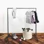 Industrial Pipe Child Clothing Rack Free-Standing Garment Rack for Kids Heavy Duty Vintage Steampunk Clothes Rack Kids Clothes Hanger