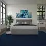 DHP Rose Upholstered Bed with Storage, Gray Linen, Queen DHP Rose Upholstered Bed with Storage, Gray Linen, Queen