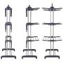 3Tier Stainless Laundry Organizer Folding Drying Rack Clothes Dryer Hanger Stand with Ebook