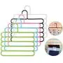 10PC Random Color 5 Layers Non-Slip Multifunctional Clothes Hangers Pants Storage Hangers Cloth Rack Multilayer Scarf Tie Rack Hanger Decoration 10PC Random Color 5 Layers Non-Slip Multifunctional Clothes Hangers Pants Storage Hangers Cloth Rack Multilayer Scarf Tie Rack Hanger Decoration