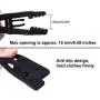 Jetec 30 Pieces Velvet Hangers Clips Flocked Clothes Hanger Velvet Finger Grip Clips, Black Jetec 30 Pieces Velvet Hangers Clips Flocked Clothes Hanger Velvet Finger Grip Clips, Black