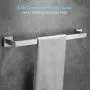 Bath Towel Bar 23.74", Suyar SUS304 Stainless Steel Bathroom Single Towel Holder, Shower Coat Pants Clothes Hanger, Hand Towel Rack for Wall, Brushed Nickel Bath Towel Bar 23.74", Suyar SUS304 Stainless Steel Bathroom Single Towel Holder, Shower Coat Pants Clothes Hanger, Hand Towel Rack for Wall, Brushed Nickel