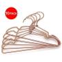 Koobay 10ps/lot 12" Matt non-slip Copper Gold Aluminium Children Top Clothes Hangers for Closet Organization W Notches Satin Matt (Kid)