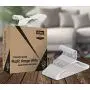 Utopia Home 50-Pack Plastic Hangers for Clothes - Space Saving Notched Hangers - White Utopia Home 50-Pack Plastic Hangers for Clothes - Space Saving Notched Hangers - White