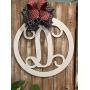 Metal Initial Door Hanger 24 inch ACM Metal Initial Sign Personalized Monogram Gift for Women Initial Door Wreath Metal Sign for Home Decor Metal Wall Decor Housewarming Wedding QUICK SHIPPING