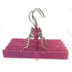 Pink Fuchsia Skirt Hangers (set of 10)