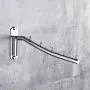 Wall Mounted Foldable Clothes Hanger Rack Coat Hook with Swing Arm Bathroom Towel Bar Drying Storage Organizer for Bedrooms Laundry Rooms Bathrooms Stainless Steel Wall Mounted Foldable Clothes Hanger Rack Coat Hook with Swing Arm Bathroom Towel Bar Drying Storage Organizer for Bedrooms Laundry Rooms Bathrooms Stainless Steel