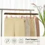 SONGMICS 12-Pack Pants Hangers, Heavy-Duty Pants Hangers with Clips, Premium Wood Skirt Hangers, Space-Saving, 360° Swivel Hooks, 14 Inches Long, Dark Walnut and Rose Gold UCRW10V SONGMICS 12-Pack Pants Hangers, Heavy-Duty Pants Hangers with Clips, Premium Wood Skirt Hangers, Space-Saving, 360° Swivel Hooks, 14 Inches Long, Dark Walnut and Rose Gold UCRW10V