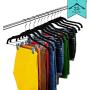LT Nichalo Space Saving Velvet Pant Hangers with Clips, Non Slip Clothes Hangers Ultra Thin Skirt Hangers with Swivel Hook, 25 Pack