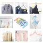 12PCS Folding Travel Hangers ? 3 Section Design, Collapsing Clothing Hangers, Space Saving and Lightweight for Easy Carrying and Storing ? Strong Plastic and Aluminum Alloy Rivets (Pack of 12)
