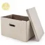 File Storage Box, Collapsible Decorative Linen Filing & Storage, Portable Office Document Organizer | Letter/Legal (Beige, 1 Pack) File Storage Box, Collapsible Decorative Linen Filing & Storage, Portable Office Document Organizer | Letter/Legal (Beige, 1 Pack)