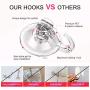 Suction Hooks LUXEAR Vacuum Suction Cup Hook 4 Pack New Design Towel Hooks for Bathroom Kitchen Hook Hangers for Home Removable Wall Vacuum Hook Holder for Smooth Tile Glass and Mirror Suction Hooks LUXEAR Vacuum Suction Cup Hook 4 Pack New Design Towel Hooks for Bathroom Kitchen Hook Hangers for Home Removable Wall Vacuum Hook Holder for Smooth Tile Glass and Mirror