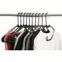 50pc Black Tubular Clothes Hanger Sets ? Space Saving - Perfect for Dresses and Blouses - Work Great for Shirts, T-Shirts and Scarves