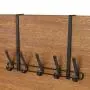 Over The Door Hook, 5 Coat Hooks Door Hanger for Hanging Coats, Hoodies, Hats, Scarves, Purses, Bath Towels, Robes (Black) Over The Door Hook, 5 Coat Hooks Door Hanger for Hanging Coats, Hoodies, Hats, Scarves, Purses, Bath Towels, Robes (Black)