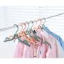 HJYPYJ Magic Hanger,8Pcs Portable Multifunctional Hangers,Non-Slip Folding Hangers,Space Saving Organizer Hanger Durable/Beige / 40x20cm